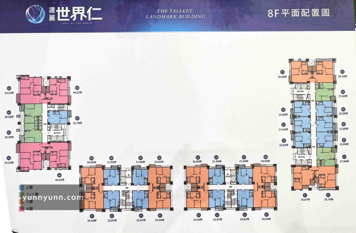 達麗世界仁全區平面圖