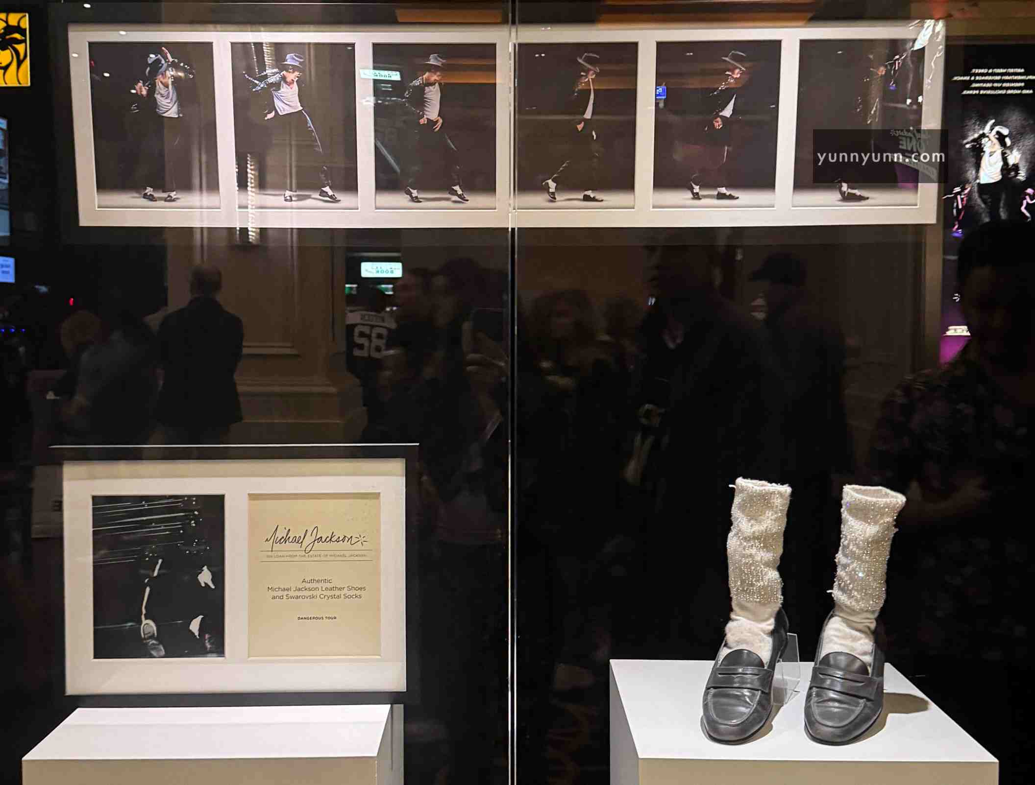 麥可傑克森鞋子展示